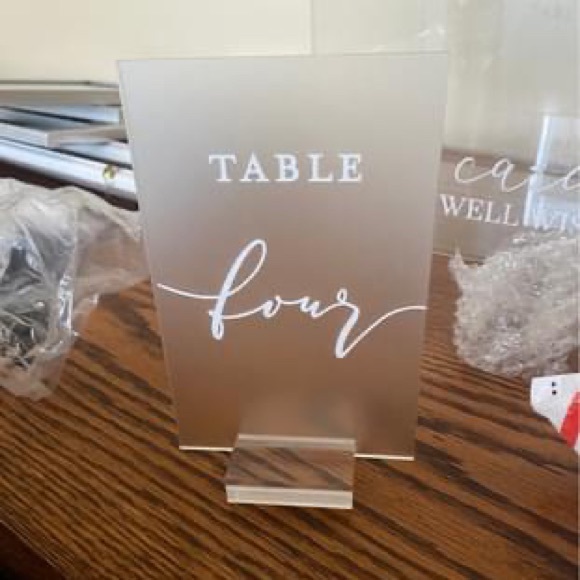 Wedding Table Numbers - Picture 2 of 3